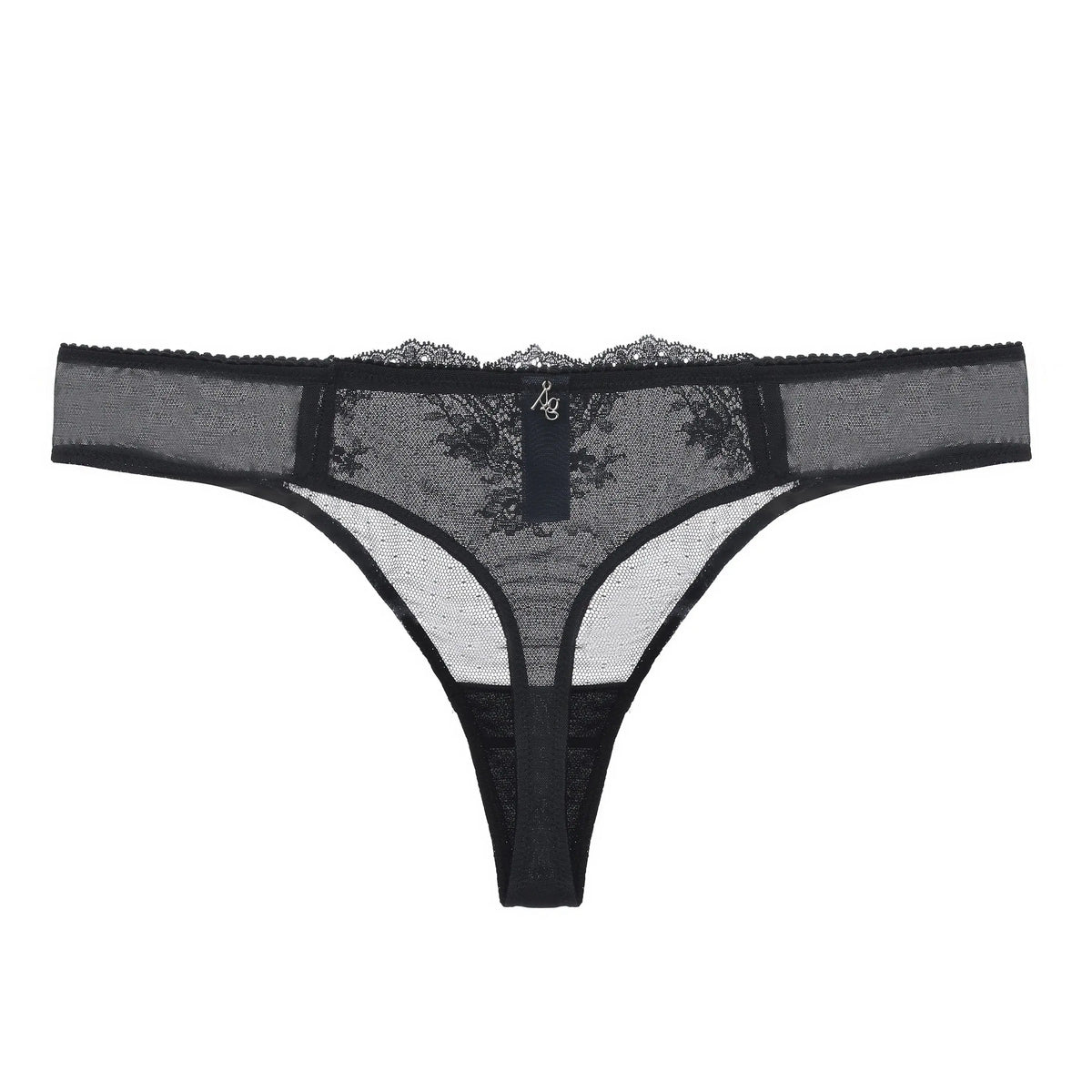 Kim Stretch Lace & Mesh Thong