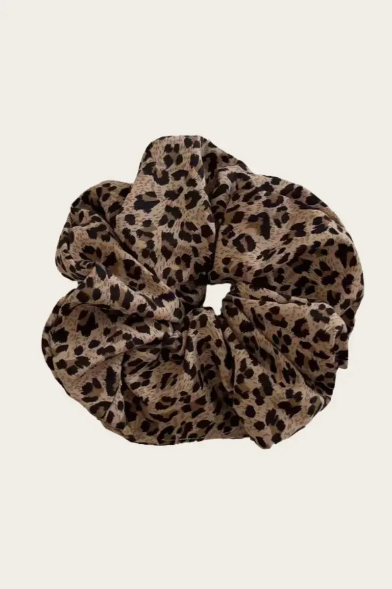Leopard Print Scrunchies β Wild Animal Hair Rings πβ¨
