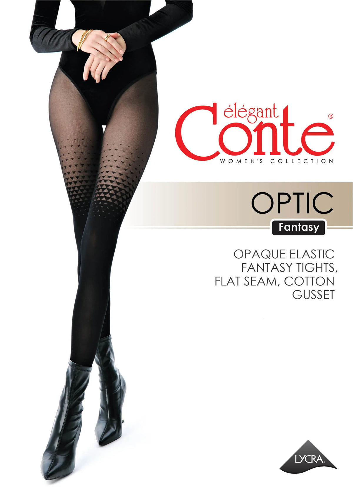 Fantasy Tights Conte Optic - Imitation Overknees