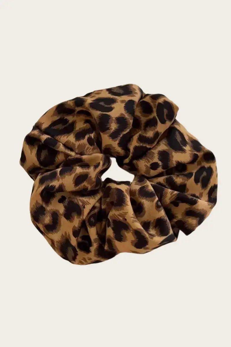 Leopard Print Scrunchies – Wild Animal Hair Rings 🐆✨