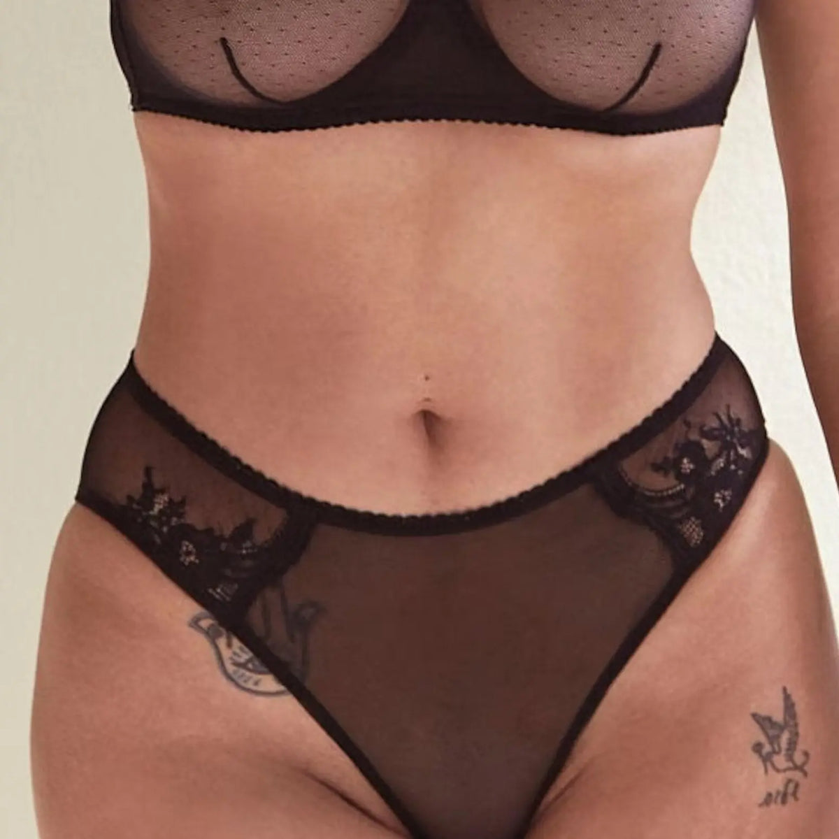 Kim Stretch Lace & Mesh Hipster Brief